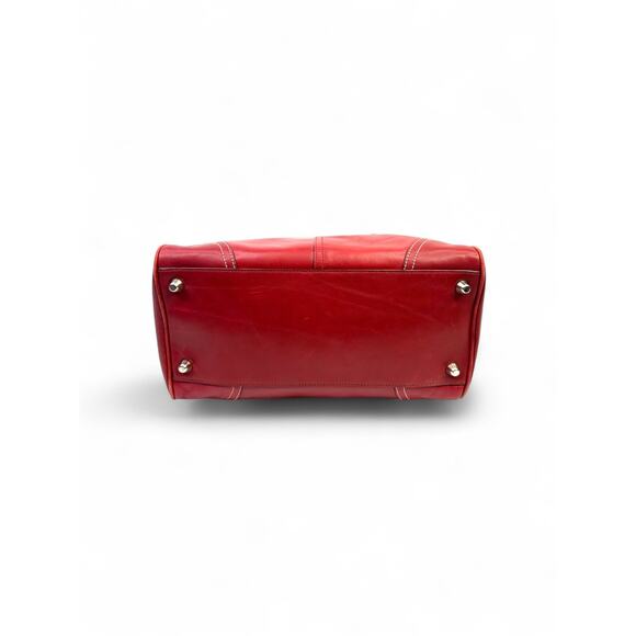 Coach Hamptons Vintage Y2K Red Leather Satchel - Picture 10 of 15